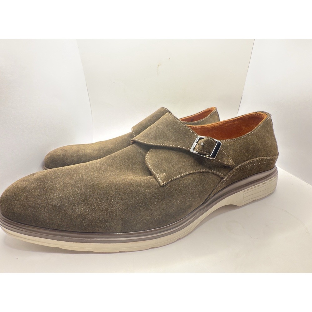 Stacy Adams Men's Taylen Plain Toe Monk Strap Size 12